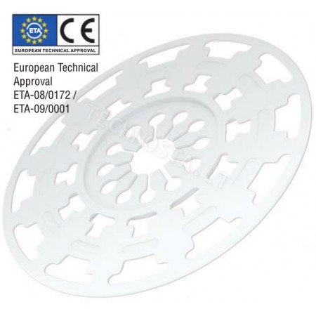 TDX - 140 plastikinė  lėkštutė | Technosta - tvirtinimo detalės